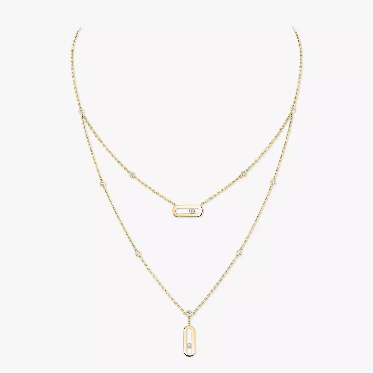 [Rosla] Move Uno Diamond Necklace