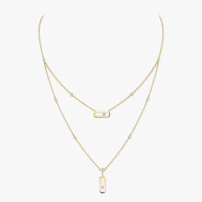[Rosla] Move Uno Diamond Necklace