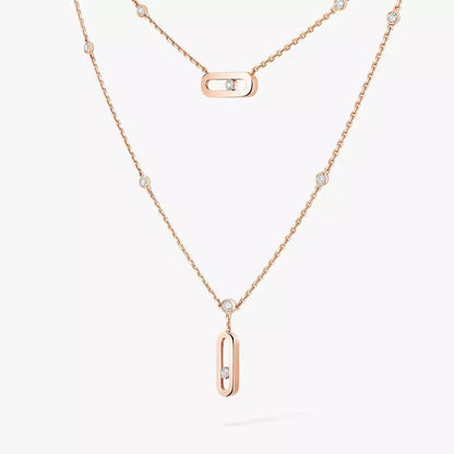 [Rosla] Move Uno Diamond Necklace
