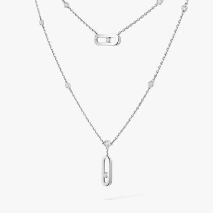 [Rosla] Move Uno Diamond Necklace