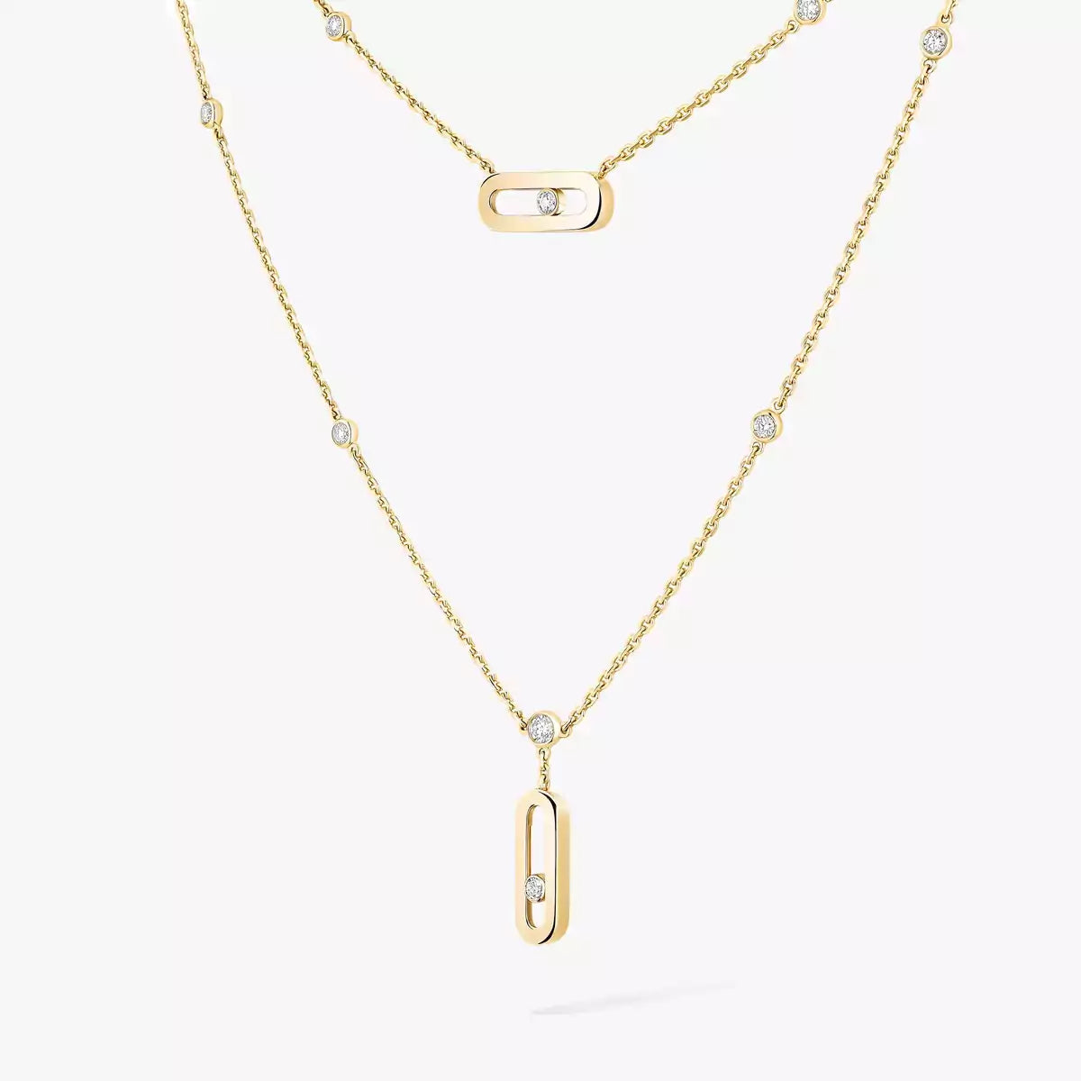 [Rosla] Move Uno Diamond Necklace