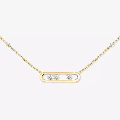 [Rosla] Baby Move Gold Diamond Necklace