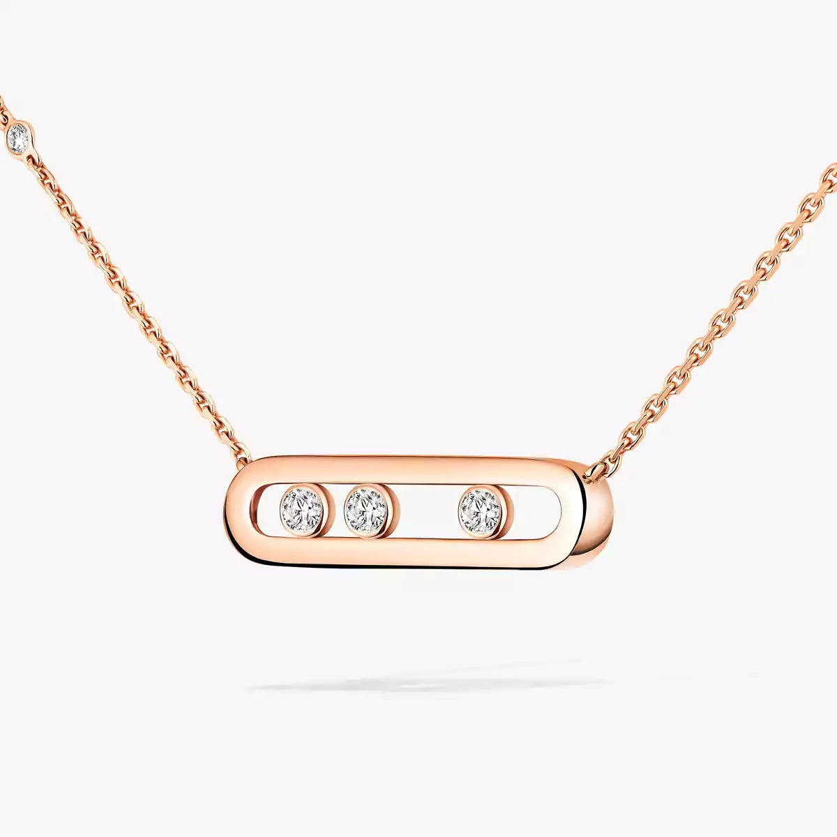 [Rosla] Baby Move Gold Diamond Necklace