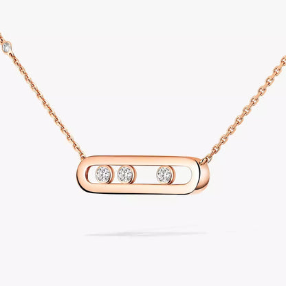 [Rosla] Baby Move Gold Diamond Necklace