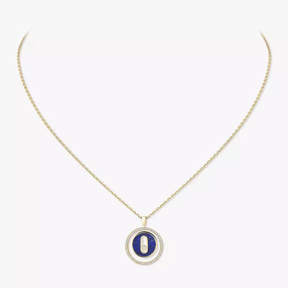 [Rosla]Lucky Move Diamond Necklace in Rose Gold and White Mother-of-Pearl
