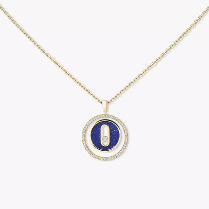 [Rosla]Lucky Move Diamond Necklace in Rose Gold and White Mother-of-Pearl