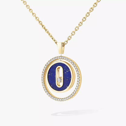 [Rosla]Lucky Move Diamond Necklace in Rose Gold and White Mother-of-Pearl