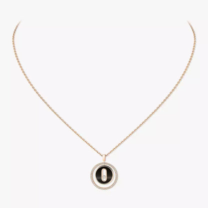 [Rosla]Lucky Move Diamond Necklace in Rose Gold and White Mother-of-Pearl