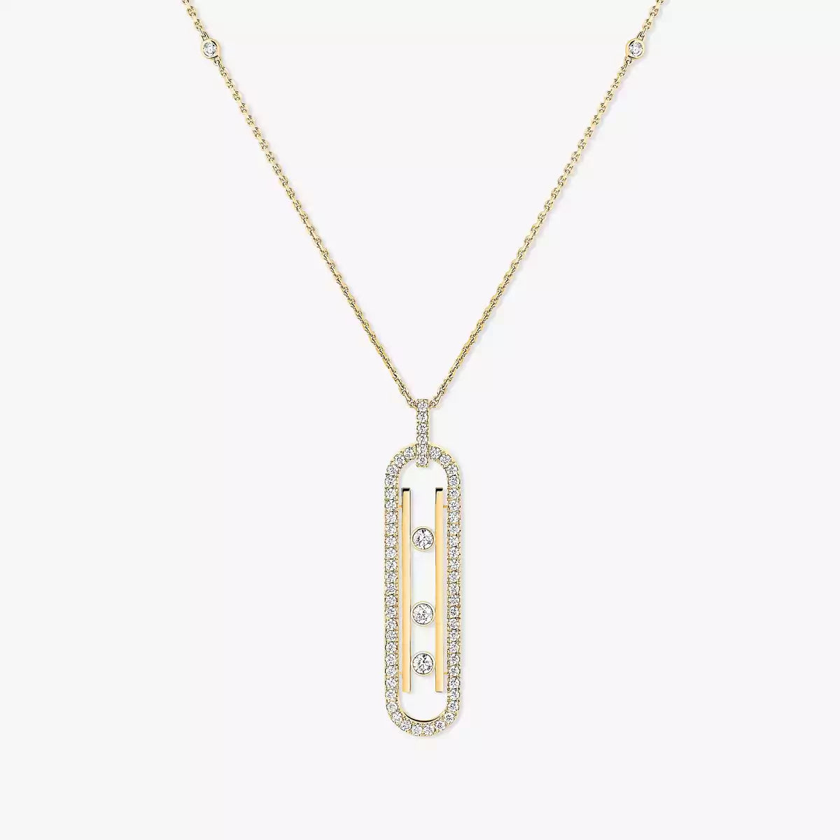[Rosla]Diamond Necklace Move 10Th
