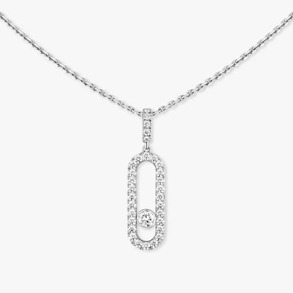 [Rosla]Move Uno Diamond Necklace in Rose Gold