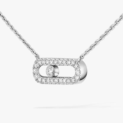 [Rosla]Diamond Necklace Move Uno