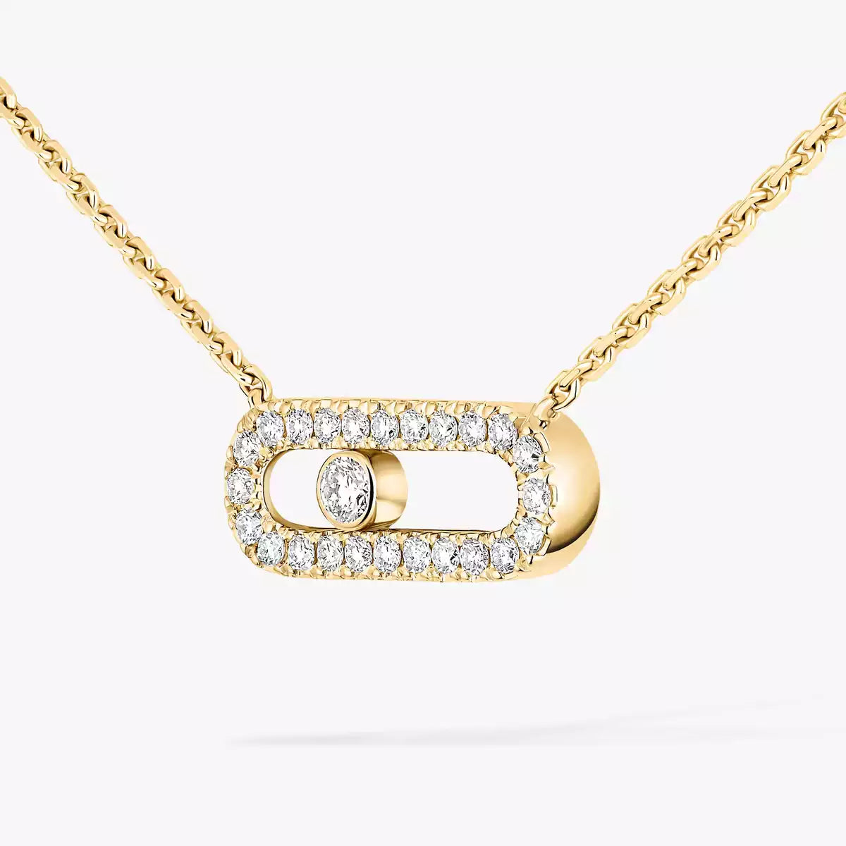 [Rosla]Diamond Necklace Move Uno