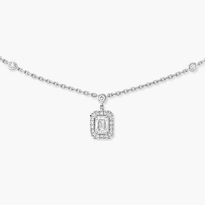 [Rosla]My Twin Diamond Necklace in Silver