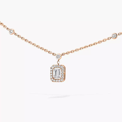 [Rosla]My Twin Diamond Necklace in Silver