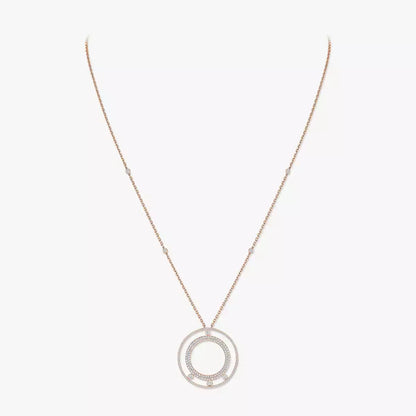[Rosla]Move Romane Long Pave_-Set Diamond Necklace