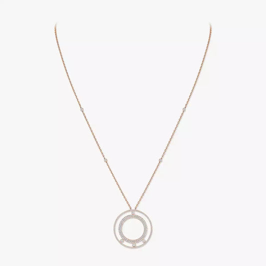 [Rosla]Move Romane Long Pave_-Set Diamond Necklace