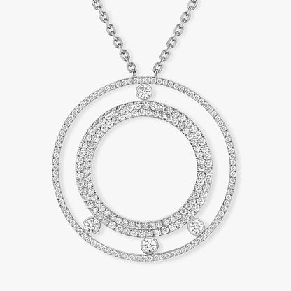 [Rosla]Move Romane Long Pave_-Set Diamond Necklace
