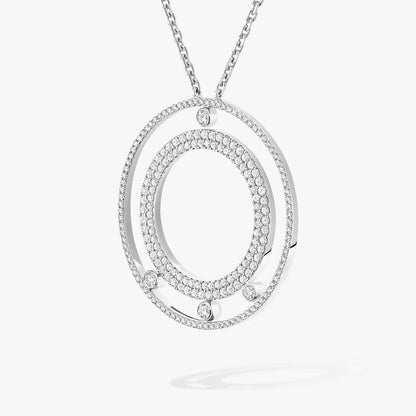 [Rosla]Move Romane Long Pave_-Set Diamond Necklace