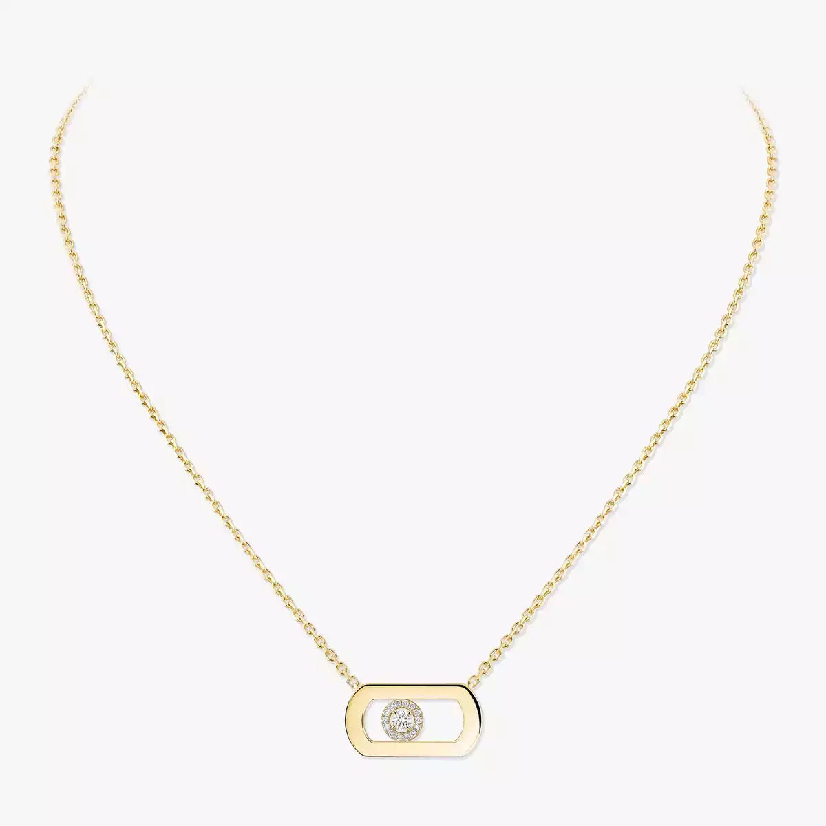 [Rosla]So Move Diamond Necklace in Gold