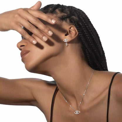 [Rosla]Lucky Eye Diamond Earrings