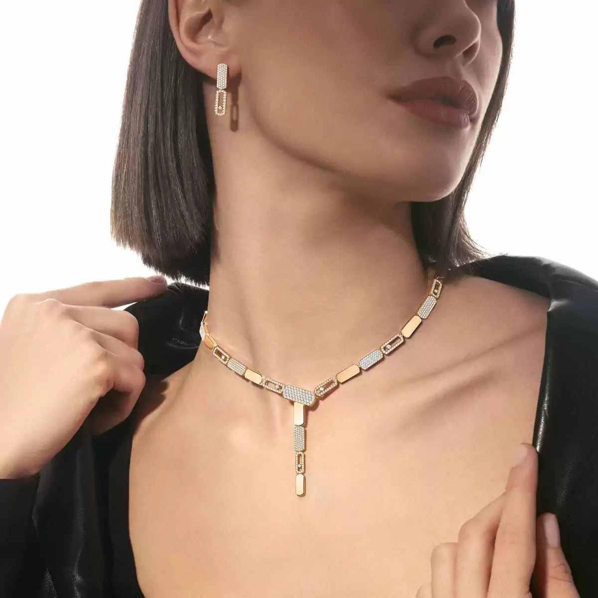 [Rosla]Imperial Move SM Diamond Earrings