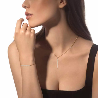 [Rosla]Diamond Thin Bangle 0.15ct My Twin Toi & Moi