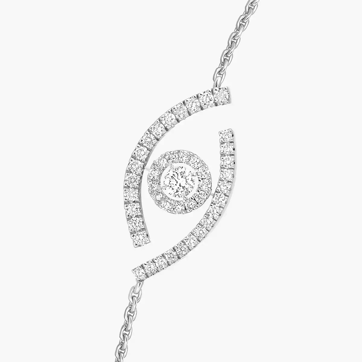 [Rosla]Lucky Eye Pave-Set Diamond Bracelet