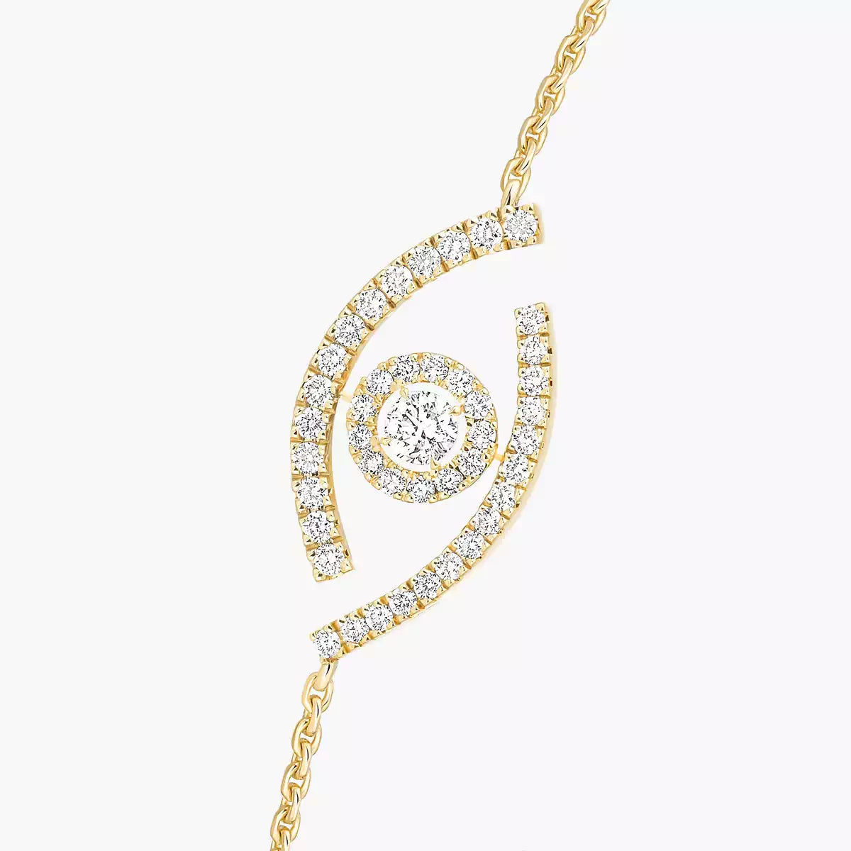 [Rosla]Lucky Eye Pave-Set Diamond Bracelet
