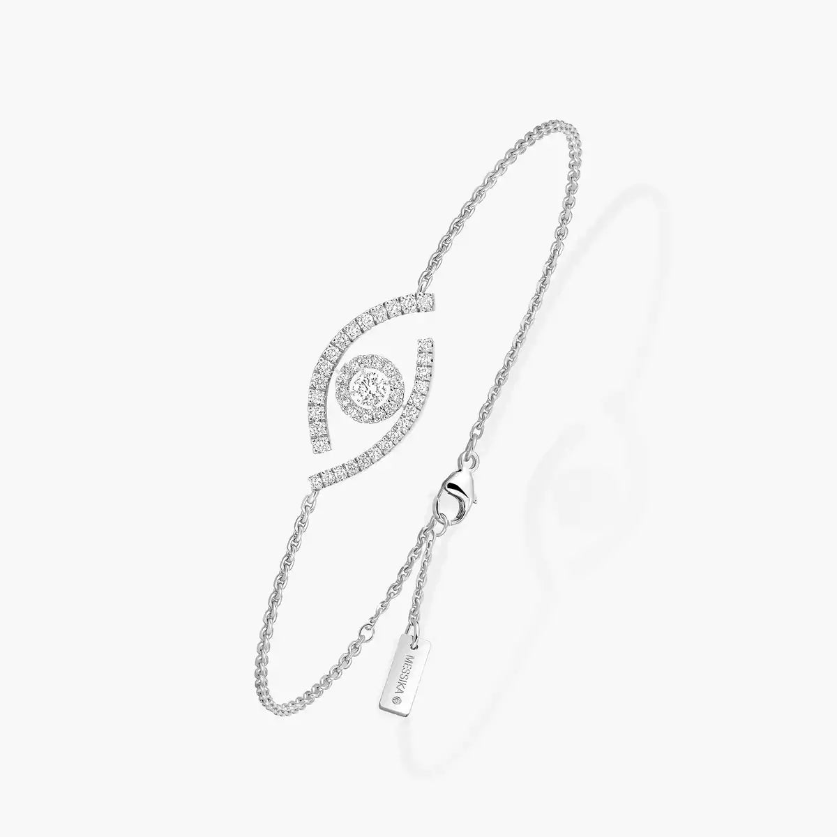 [Rosla]Lucky Eye Pave-Set Diamond Bracelet