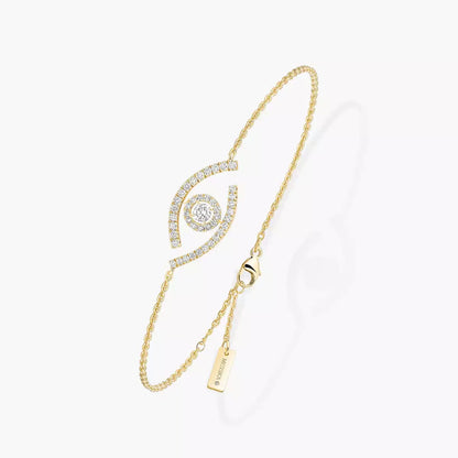 [Rosla]Lucky Eye Pave-Set Diamond Bracelet