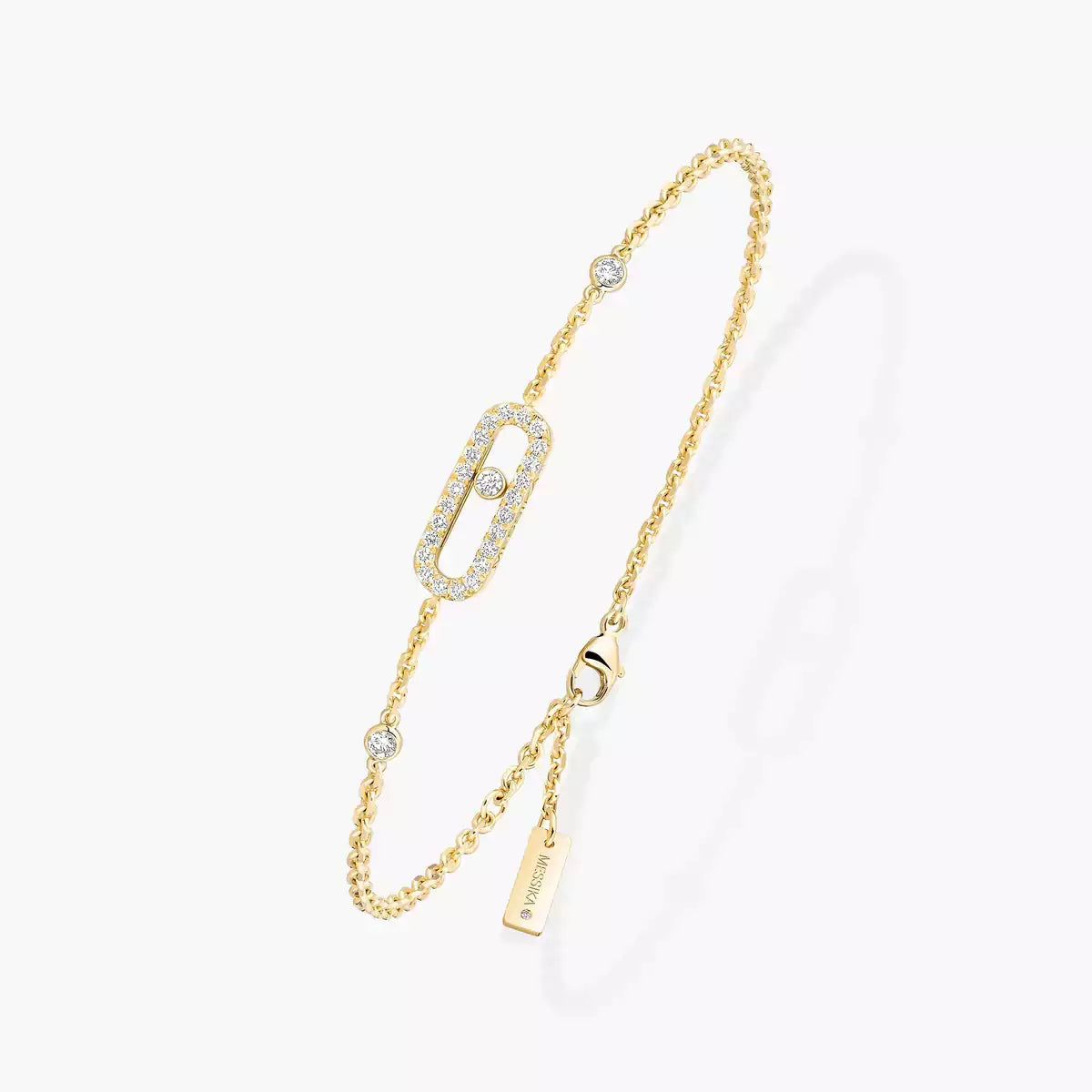 [Rosla]Move Uno Diamond Bracelet