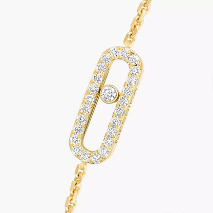 [Rosla]Move Uno Diamond Bracelet