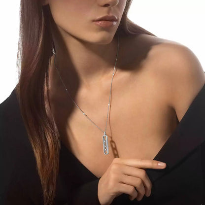 [Rosla]Diamond Necklace Move 10Th