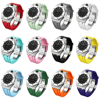 [Rosla]Royal Oak Pop Exclusive Steel Case & Silicone Strap With Cradle