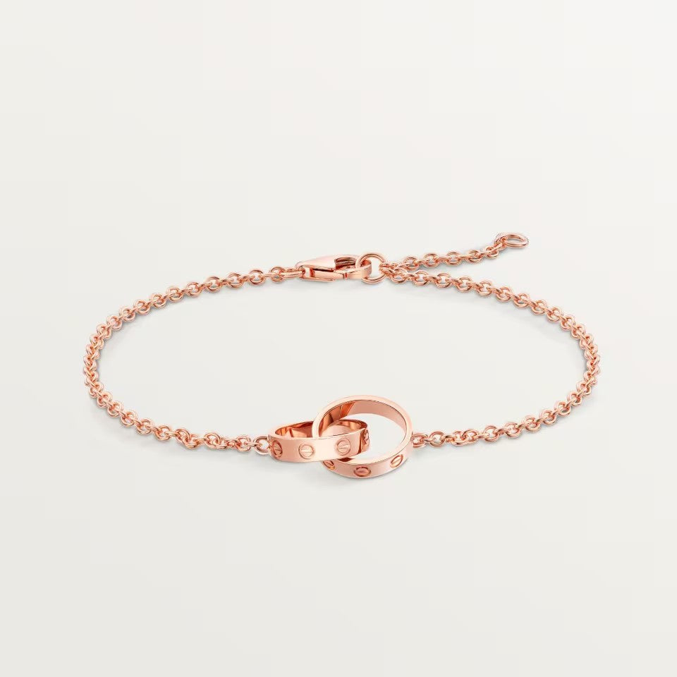 [Rosla]LOVE BRACELET DOUBLE RING