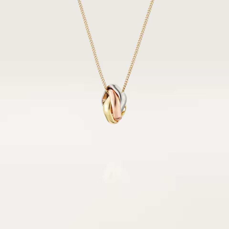 [Rosla]TRINITY CUSHION NECKLACE COLLECTION