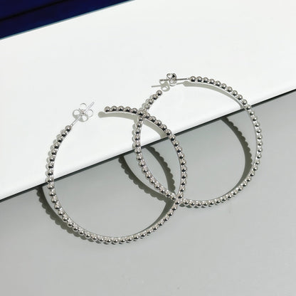 [LUXE]SMOOTH BEAD STUD EARRINGS