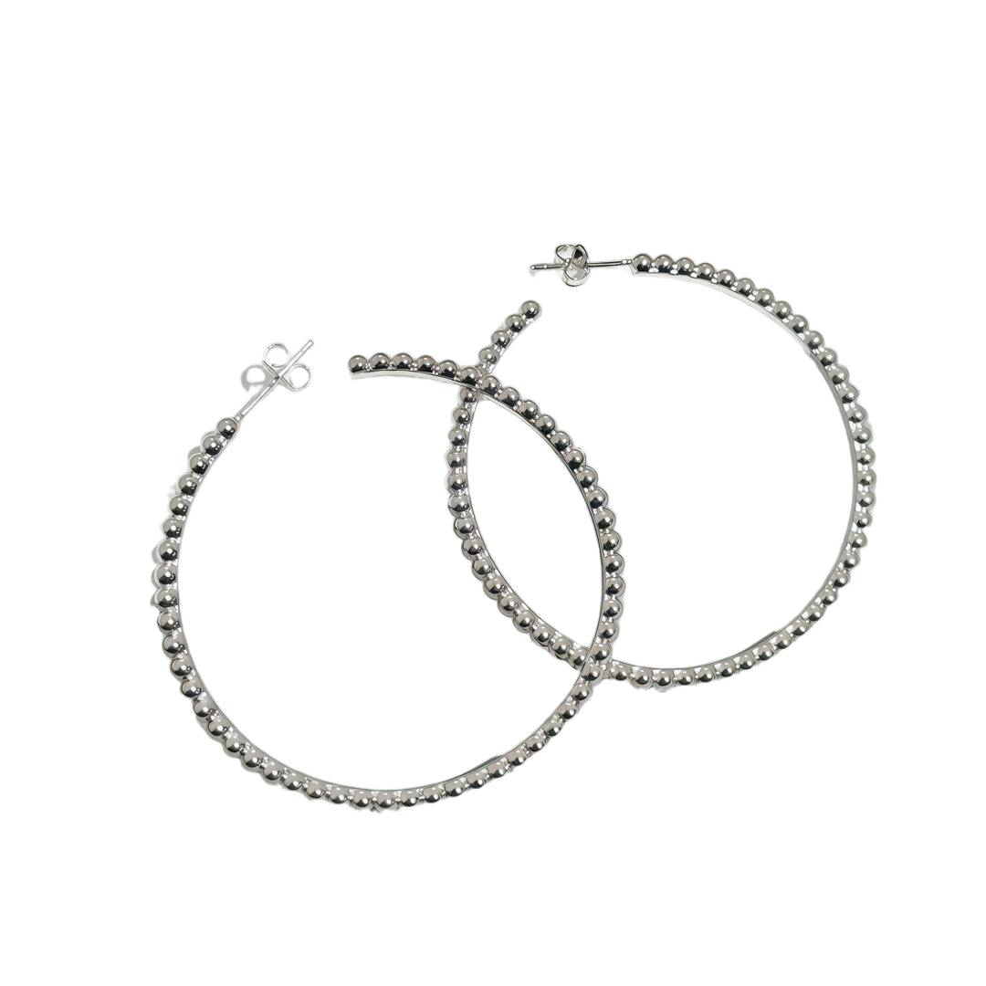 [LUXE]SMOOTH BEAD STUD EARRINGS