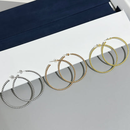 [LUXE]SMOOTH BEAD STUD EARRINGS