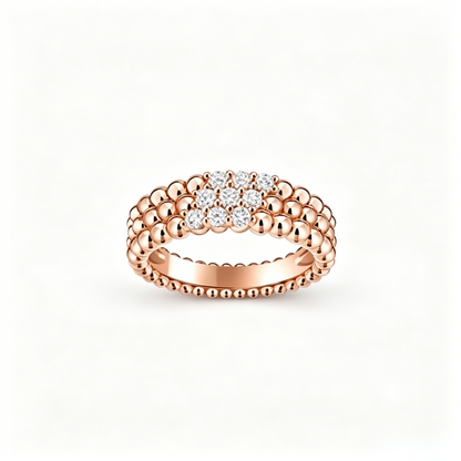 [LUXE]Five-row diamond bracelet
