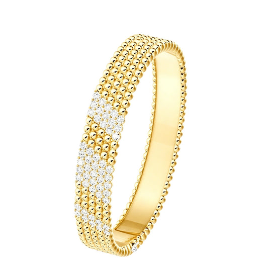 [LUXE]Five-row diamond bracelet