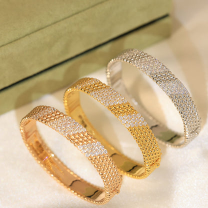 [LUXE]Five-row diamond bracelet