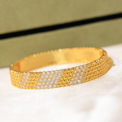 [Rosla]  FIVE-ROW DIAMOND BRACELET