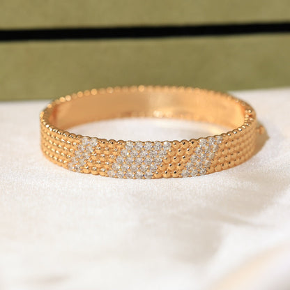 [LUXE]Five-row diamond bracelet