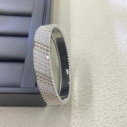 [LUXE]Five-row diamond bracelet