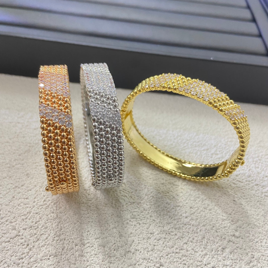 [LUXE]Five-row diamond bracelet