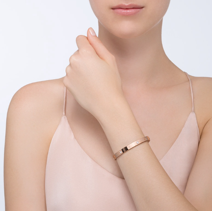 [Rosla]LOVE BRACELET 6.1MM 4 DIAMONDS