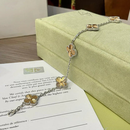 [Rosla] CLOVER 5 MOTIF LASER BRACELET COLLECTION