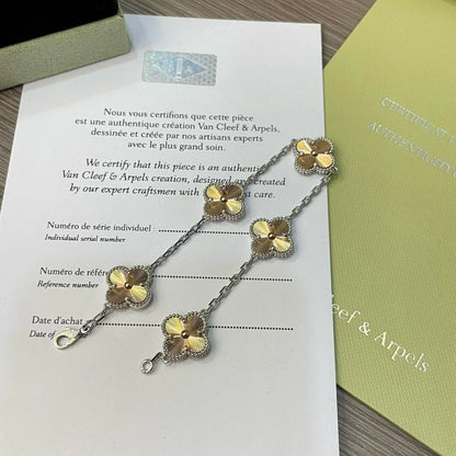 [Rosla] CLOVER 5 MOTIF LASER BRACELET COLLECTION