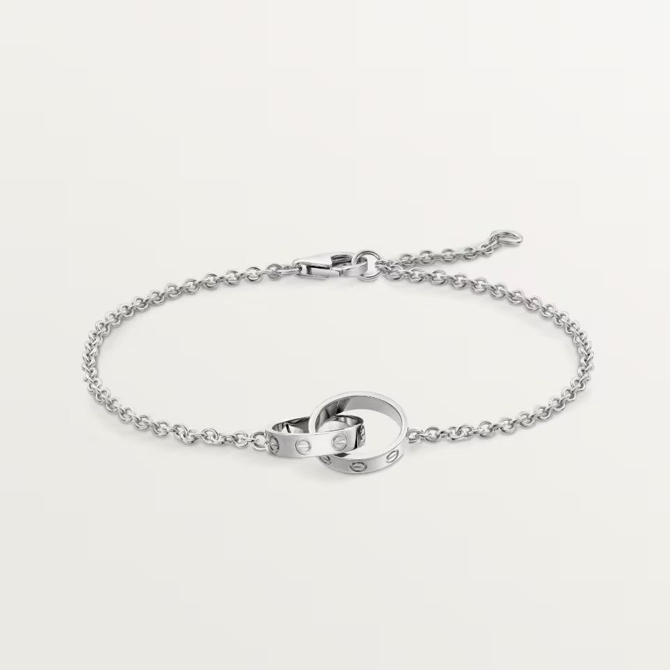[Rosla]LOVE BRACELET DOUBLE RING